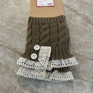 Lace Trimmed Boot Cuffs NEW
